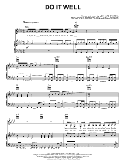 page one of Do It Well (Piano, Vocal & Guitar Chords (Right-Hand Melody))