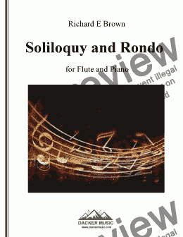 page one of Soliloquy and Rondo