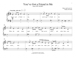 page one of You've Got A Friend In Me (from Toy Story) (arr. Christopher Hussey) (Educational Piano)