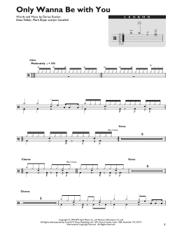page one of Only Wanna Be With You (Drum Chart)