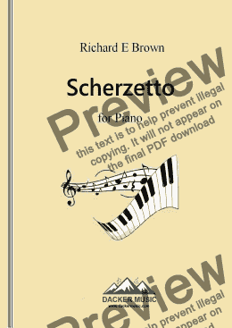 page one of Scherzetto