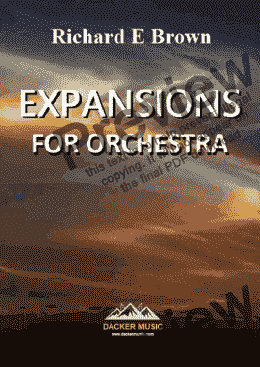 page one of Expansions for Orchestra