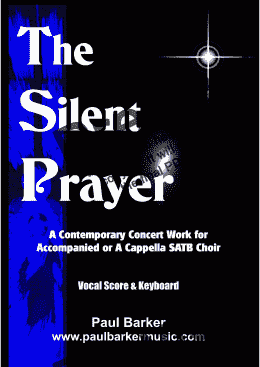 page one of The Silent Prayer (SATB Choir & Keyboard)