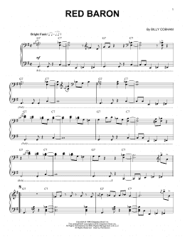 page one of Red Baron (Piano Solo)
