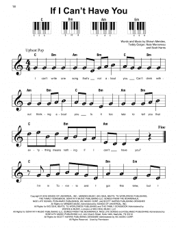 page one of If I Can't Have You (Super Easy Piano)