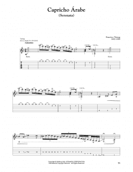page one of Capricho Arabe (Serenata) (Solo Guitar)