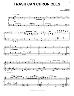 page one of Trash Can Chronicles (from Toy Story 4) (Piano Solo)