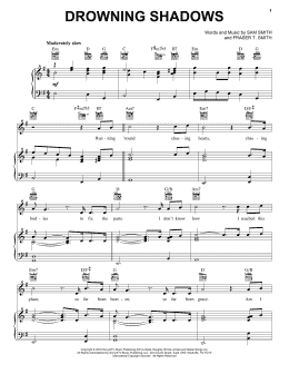 page one of Drowning Shadows (Piano, Vocal & Guitar Chords (Right-Hand Melody))