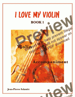 page one of I Love My Violin Book 1
