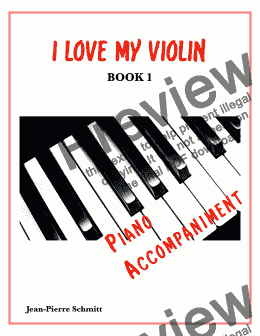 page one of I Love My Violin Book 1