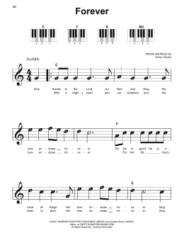 page one of Forever (Super Easy Piano)