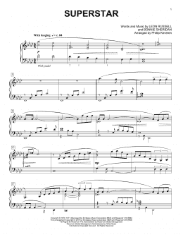 page one of Superstar (arr. Phillip Keveren) (Piano Solo)