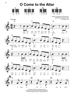 page one of O Come To The Altar (Super Easy Piano)