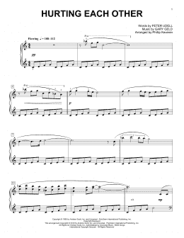 page one of Hurting Each Other (arr. Phillip Keveren) (Piano Solo)