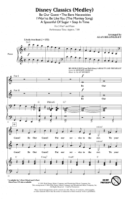 page one of Disney Classics (Medley) (2-Part Choir)