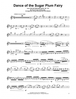 page one of Dance Of The Sugar Plum Fairy (from The Nutcracker Suite, Op. 71a) (Violin Solo)