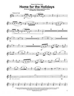 page one of (There's No Place Like) Home For The Holidays (Violin Solo)