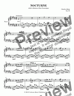 page one of Nocturne, Op 22 - Thalberg