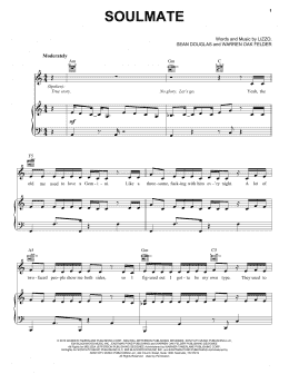 page one of Soulmate (Piano, Vocal & Guitar Chords (Right-Hand Melody))