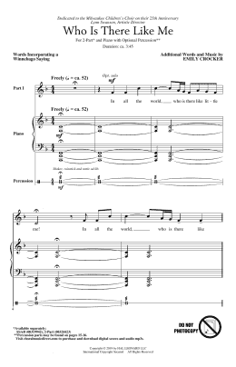 page one of Who Is There Like Me (2-Part Choir)
