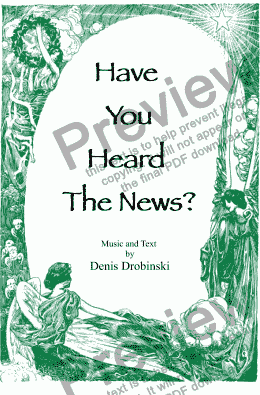 page one of Have You Heard the News (Christmas gospel)