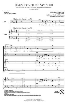 page one of Jesus, Lover Of My Soul (SATB Choir)