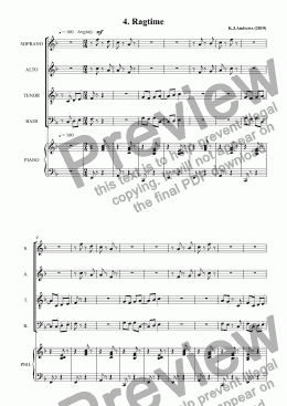 page one of Seaside Suite: 4. Ragtime