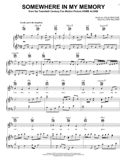 page one of Somewhere In My Memory (Vocal Pro + Piano/Guitar)