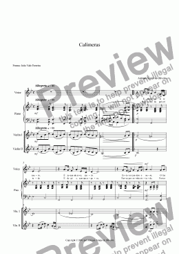 page one of Calimeras