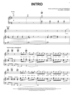 page one of Intro (Piano, Vocal & Guitar Chords (Right-Hand Melody))