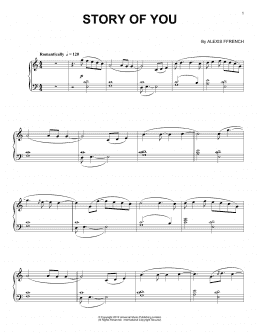 page one of Story Of You (Piano Solo)