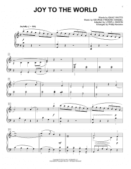 page one of Joy To The World [Classical version] (arr. Phillip Keveren) (Piano Solo)