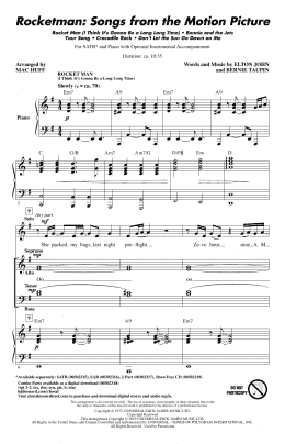 page one of Rocketman: Songs from the Motion Picture (arr. Mac Huff) (SATB Choir)