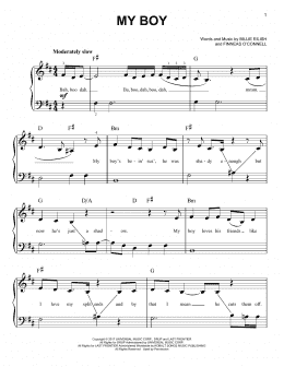 page one of my boy (Easy Piano)