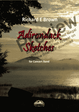 page one of Adirondack Sketches