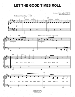 page one of Let The Good Times Roll (Very Easy Piano)