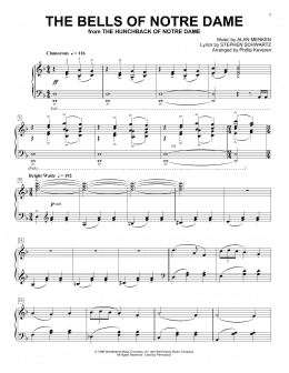 page one of The Bells Of Notre Dame [Classical version] (arr. Phillip Keveren) (Piano Solo)