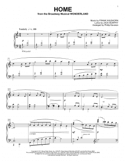 page one of Home [Classical version] (from Wonderland) (arr. Phillip Keveren) (Piano Solo)