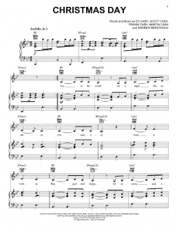 page one of Christmas Day (feat. We The Kingdom) (Piano, Vocal & Guitar Chords (Right-Hand Melody))