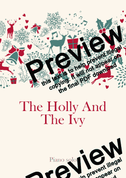 page one of The Holly And The Ivy