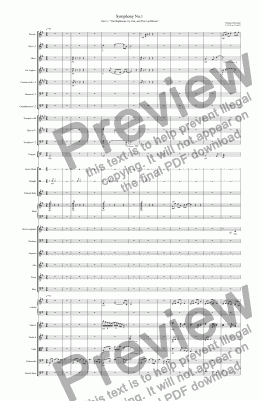 page one of Symphony No.1 - Part 3
