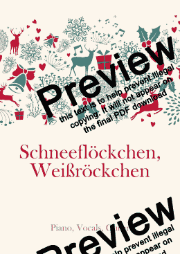 page one of Schneeflöckchen, Weißröckchen