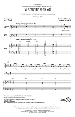 page one of I'm Standing With You (from Breakthrough) (arr. Mac Huff) (SATB Choir)