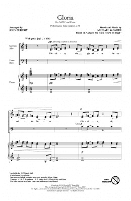 page one of Gloria (arr. John Purifoy) (SATB Choir)