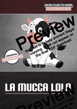 page one of La Mucca Lola