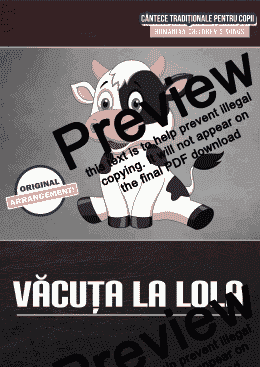 page one of Vacuta La Lola
