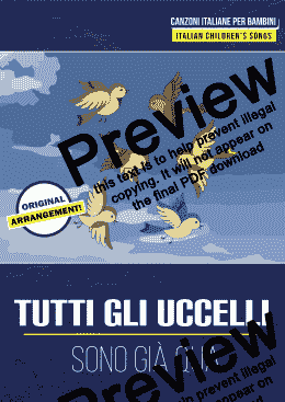 page one of Tutti Gli Uccelli Sono Gia Qua