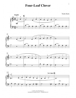 page one of Four-Leaf Clover (Educational Piano)