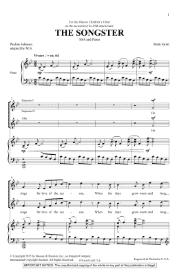 page one of The Songster (SSA Choir)