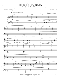 page one of The Ships Of Arcady (Piano & Vocal)